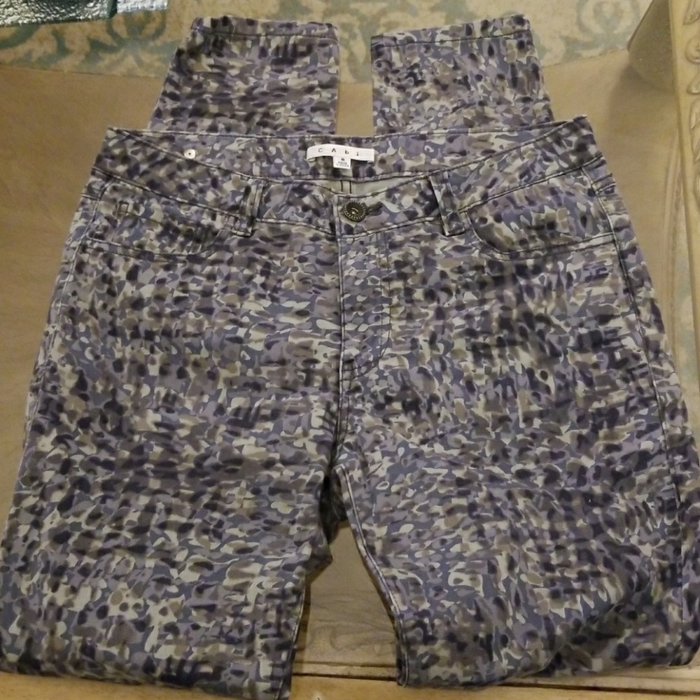 CAbi camouflage skinny jeans